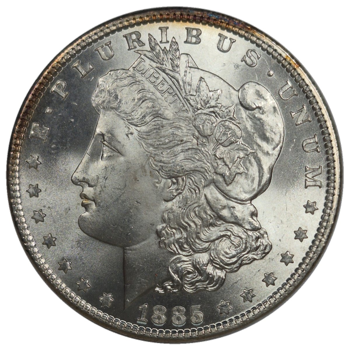 1885-$1-Philadelphia-Mint-Morgan-Dollar-#15---1-Of-35
